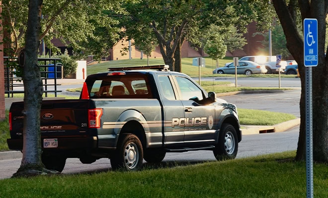 Campus Police Patrol Truck Jccc Security Vehicle