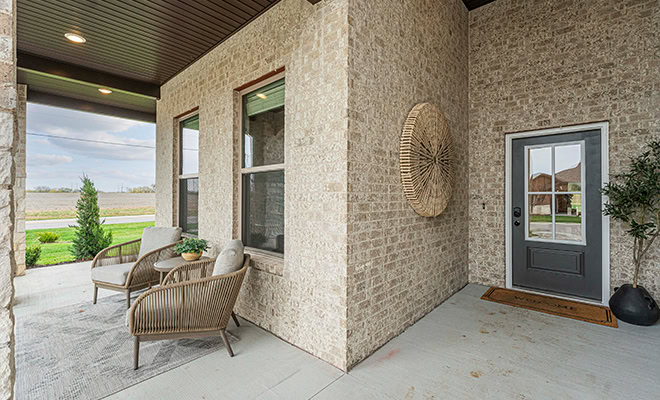 Covered Front Porch Seating