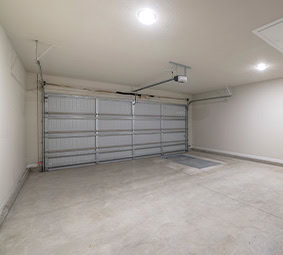 Basement Access Hatch With Blue Steps