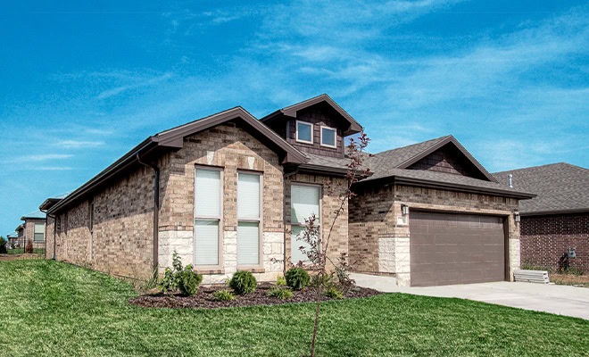 Brick Single Story House Exterior