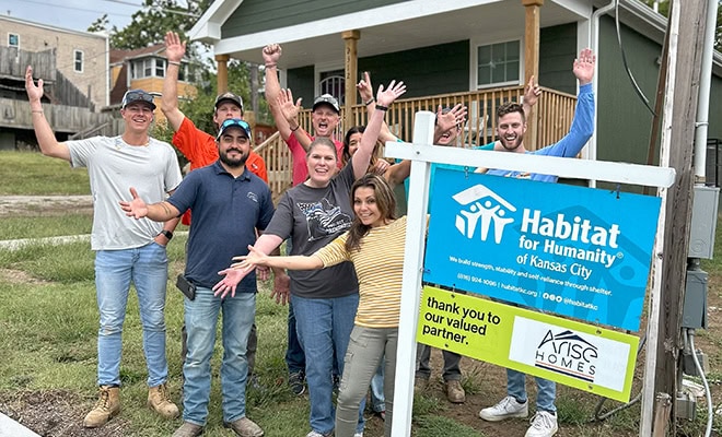 Arise Homes Volunteers Habitat Humanity